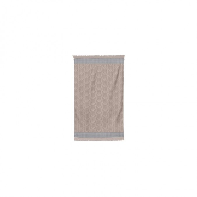 Beige and black Terry towel 100% cotton