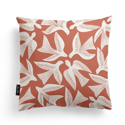 Trendy terracotta cushion cover