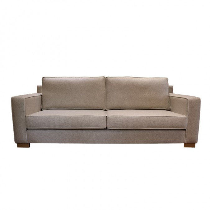 Contemporary light beige sofa