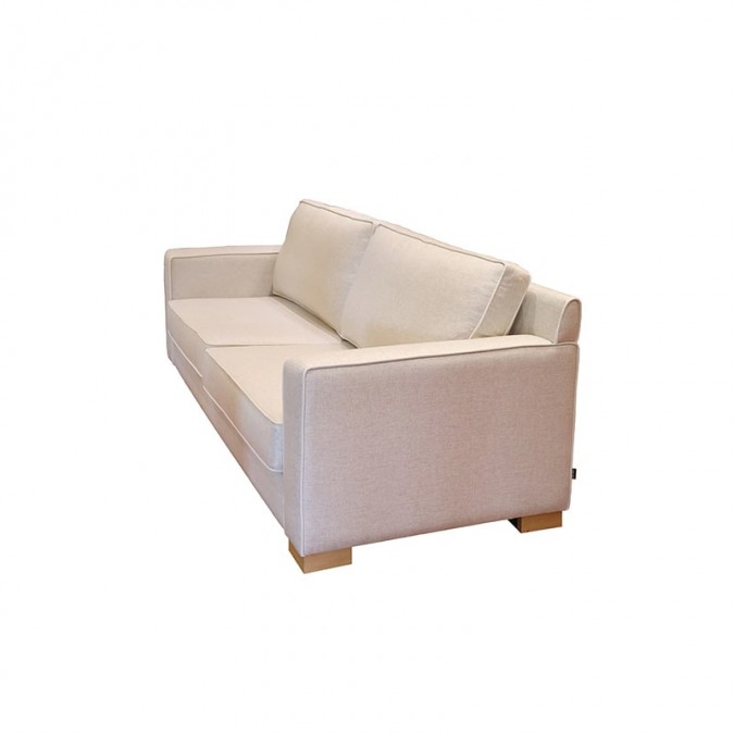 Comfortable and timeless top-of-the-range beige sofa