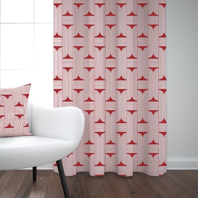 Red Katea curtain