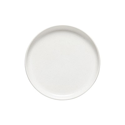 assiettes plate haut de gamme blanche unie en grès style épuré