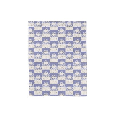 Essuie-mains en jacquard violet