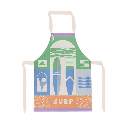 Pastel Kontatu Surfeko kitchen apron