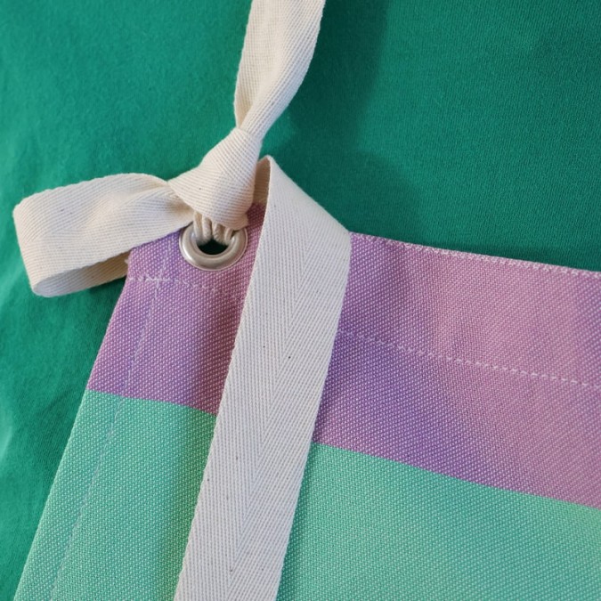 Kontatu Surfeko Pastel apron in Jacquard weave