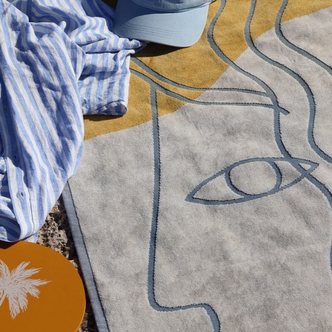 Drap de plage Bisaia couleur Pastel