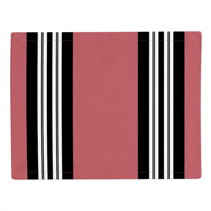 Set de table Aya Framboise garanti anti-rétrécissement avec traitement téflon