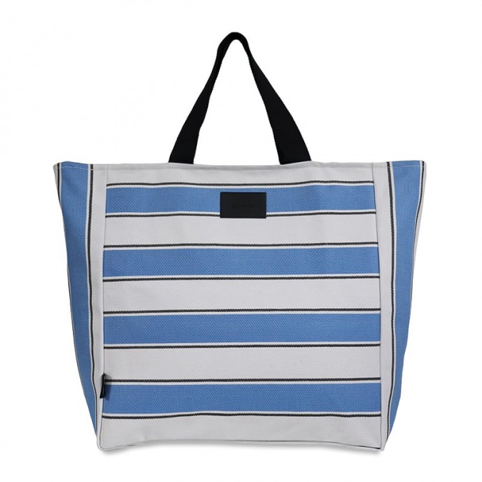 Sac de week-end Zaku aux rayures bleues style marinière