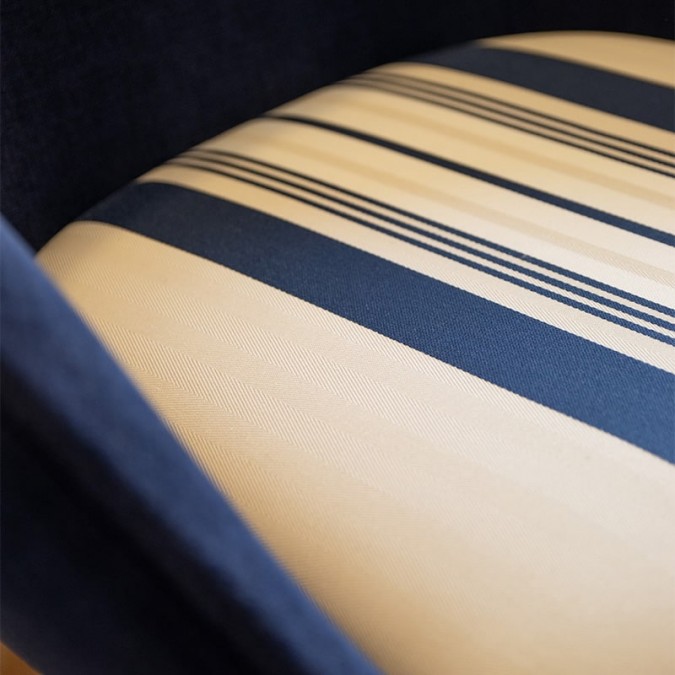 Tumbona de tela de algodón 100% para un aspecto elegante en su salón