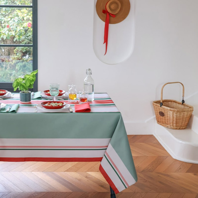 Tissu au mètre Toile Enduite Laga Cottage Laize 168