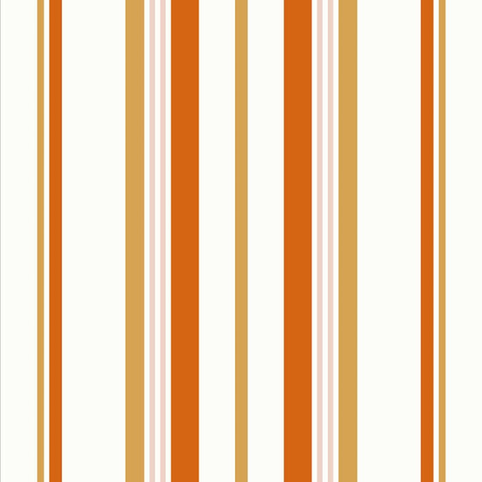 Orange, pink and yellow cotton sateen fabric by the metre for made-to-measure decoration
