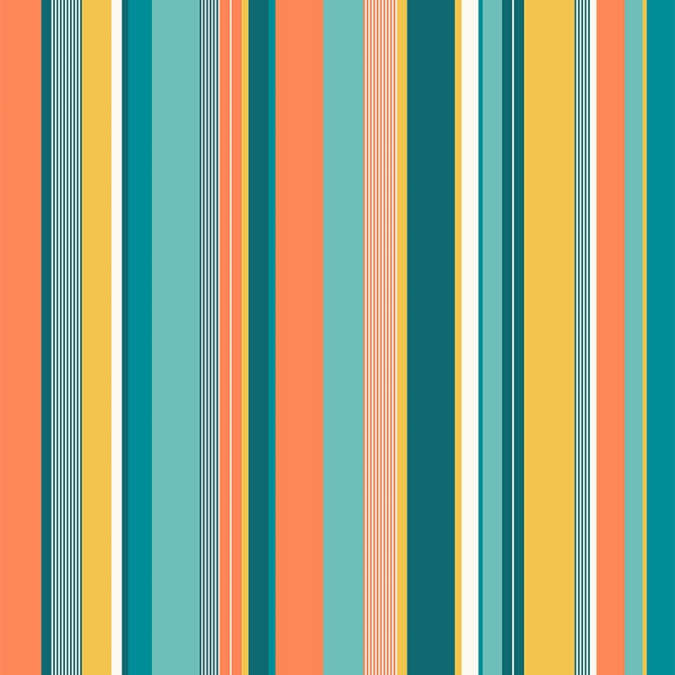 fabric by the metre coated tablecloth coloured stripes