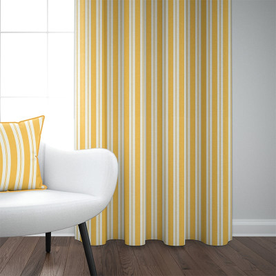 Yellow striped Jacquard...