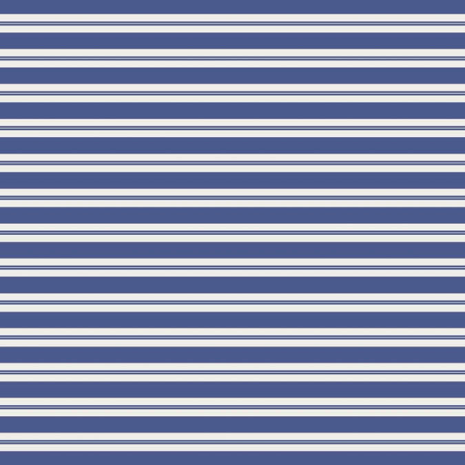Tissu au mètre bleu et blanc à rayures pour rideau sur mesure
