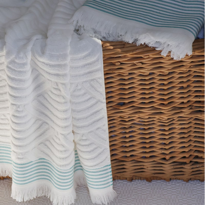 Décoration de salle de bain ensemble de linge de bain harmonieux en coton haut de gamme