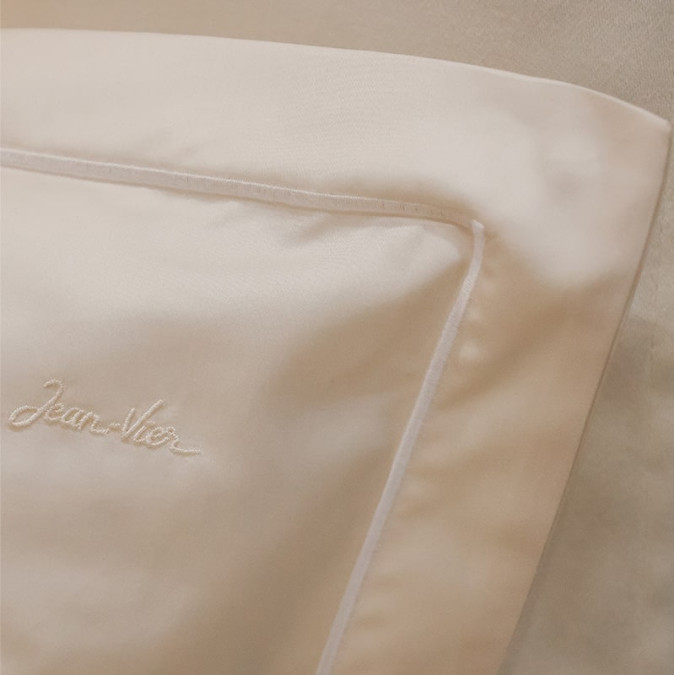 Taie d'oreiller 100% satin de coton haut de gamme parure de lit hôtel de luxe