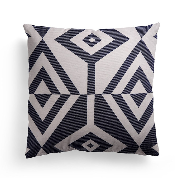 Artez Encre cushion cover in cotton with a high-end jacquard woven