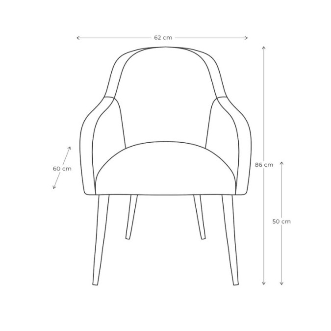 Toulon Souraide Inversé Ecru and Black armchair upholstered - Maison Jean-Vier