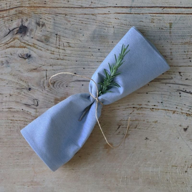 Juego de 4 servilletas Enea Nuage