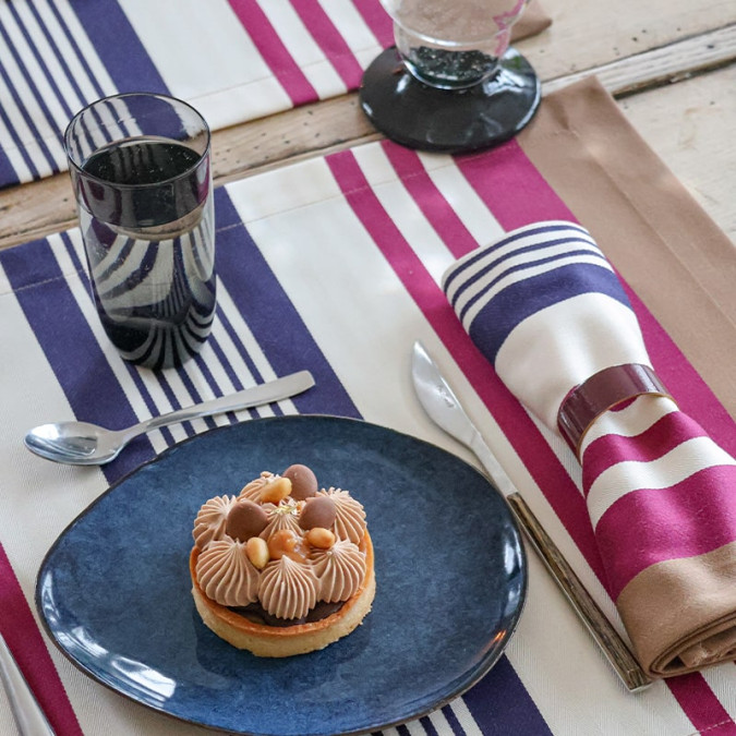 Set de table basque Biarritz Cuir | Jean-Vier