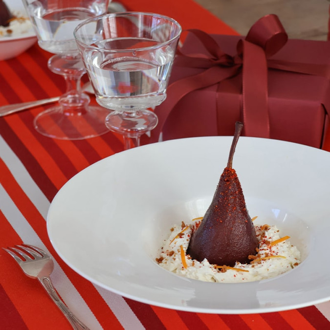 Ainhoa Paprika Table Runner - Maison Jean-Vier