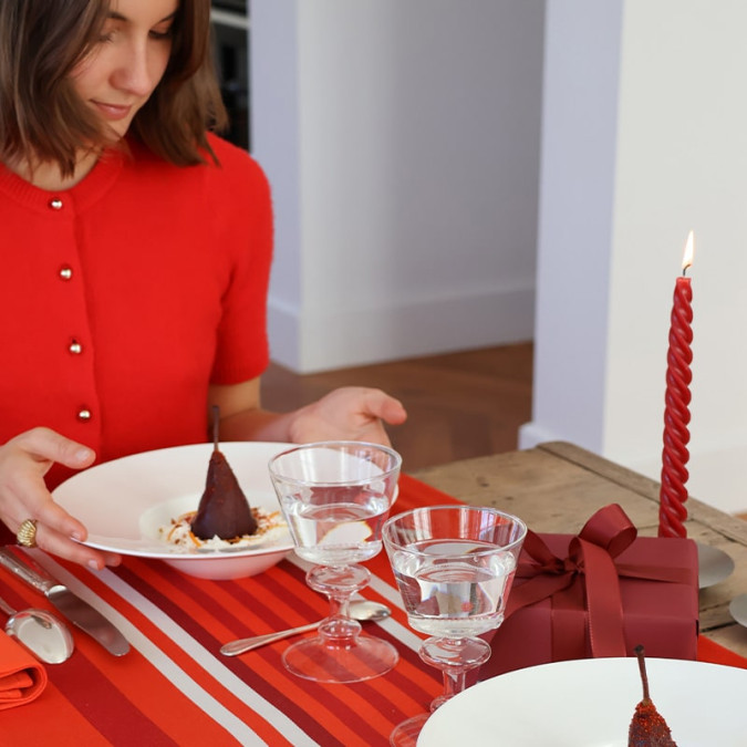 Camino de mesa Ainhoa Paprika - Maison Jean-Vier