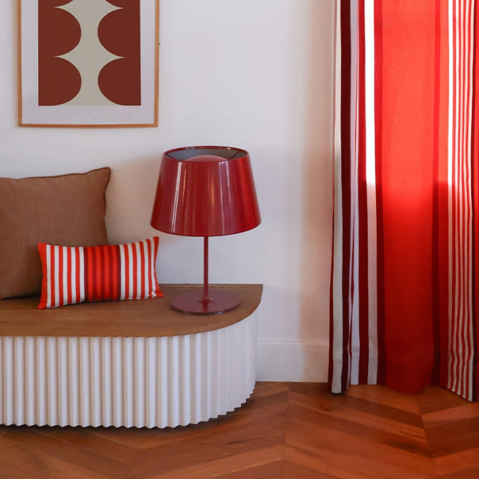 Ainhoa Paprika Cushion Cover - Maison Jean-Vier