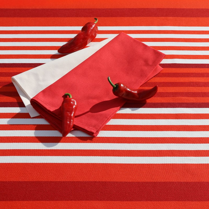 Ainhoa Paprika Tablecloth - Maison Jean-Vier