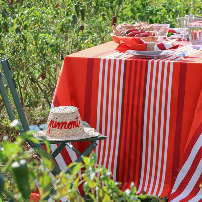 Nappe Ainhoa Paprika - Maison Jean-Vier