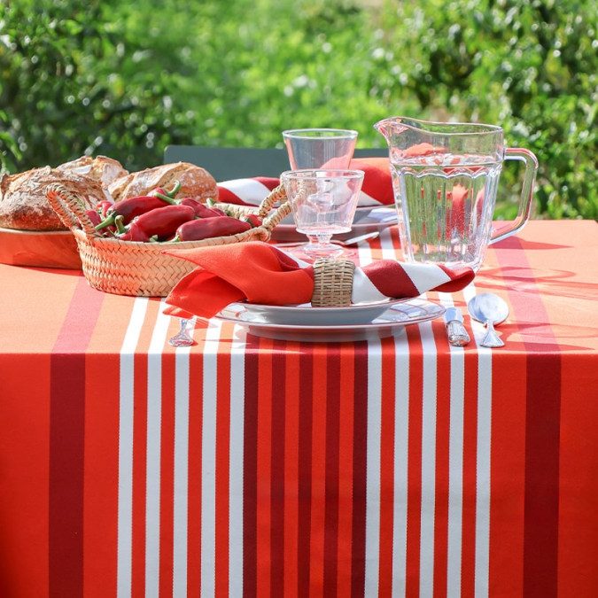 Nappe Ainhoa Paprika - Maison Jean-Vier