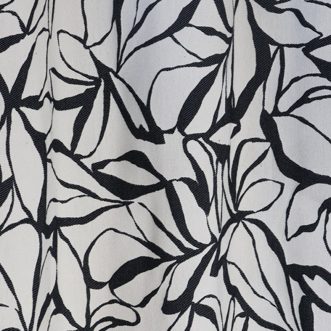 Tissu au mètre pour rideau sur mesure décoration contemporaine noir et blanc