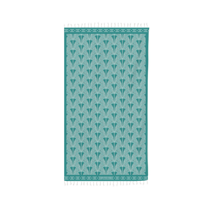 Fouta 100% coton art déco