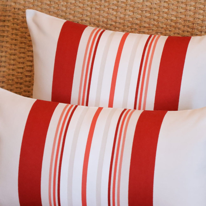 Housse Coussin Donibane Carmin - Maison Jean-Vier