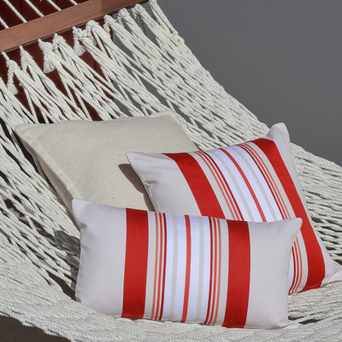 Housse Coussin Donibane Carmin - Maison Jean-Vier