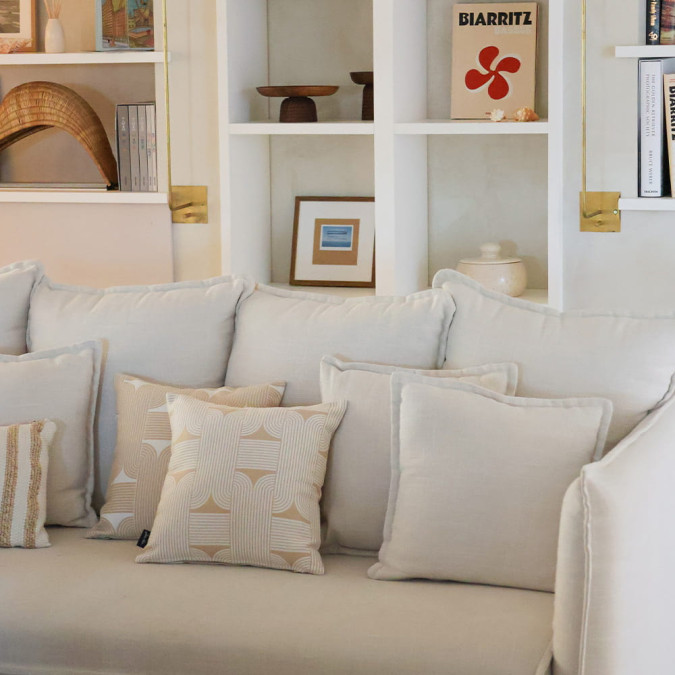 Housse De Coussin Katea Dune - Maison Jean-Vier