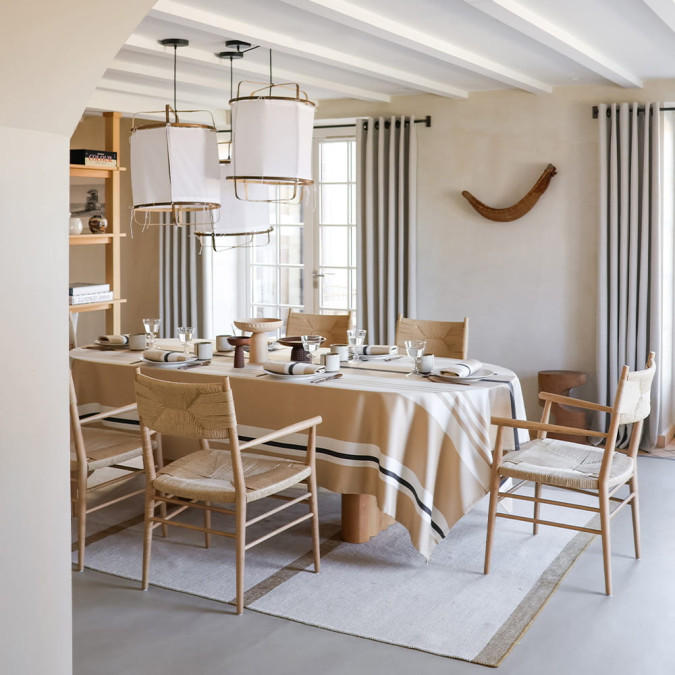Pampelune Dune tablecloth - Maison Jean-Vier