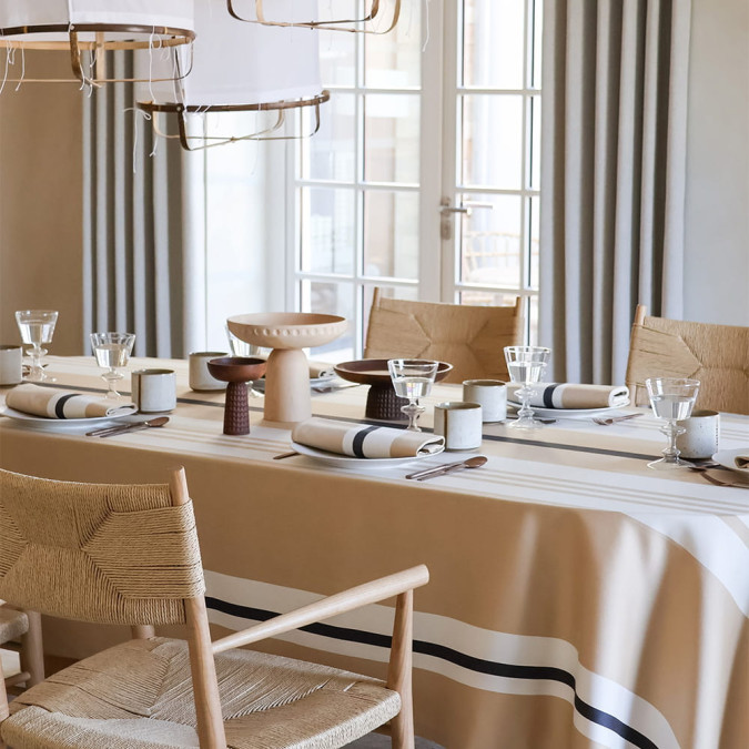 Pampelune Dune tablecloth - Maison Jean-Vier