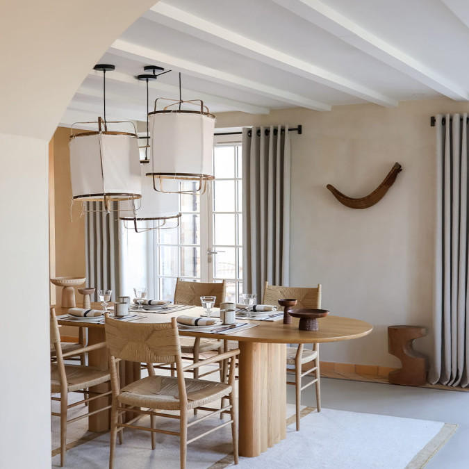 Mantel individual Pampelune Dune - Maison Jean-Vier