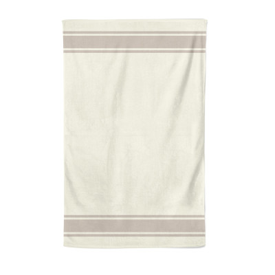 Drap De Bain Plaza Ecru/Lin - Maison Jean-Vier