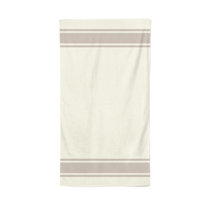 Drap De Douche Plaza Ecru/Lin - Maison Jean-Vier