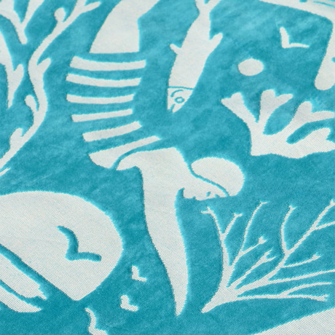 Drap De Plage Escale Turquoise - Maison Jean-Vier