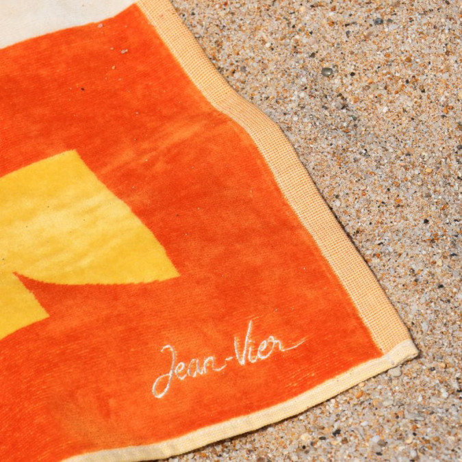 Drap De Plage Ondarra Sable - Maison Jean-Vier