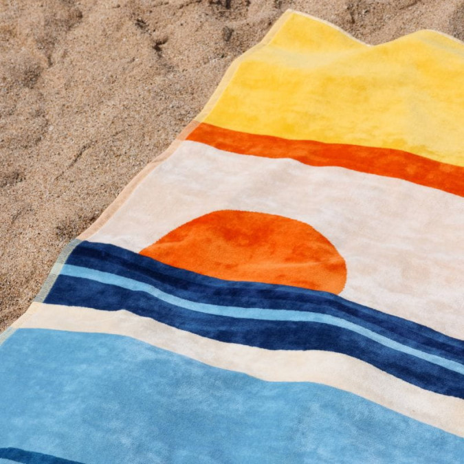 Drap De Plage Ondarra Sable - Maison Jean-Vier