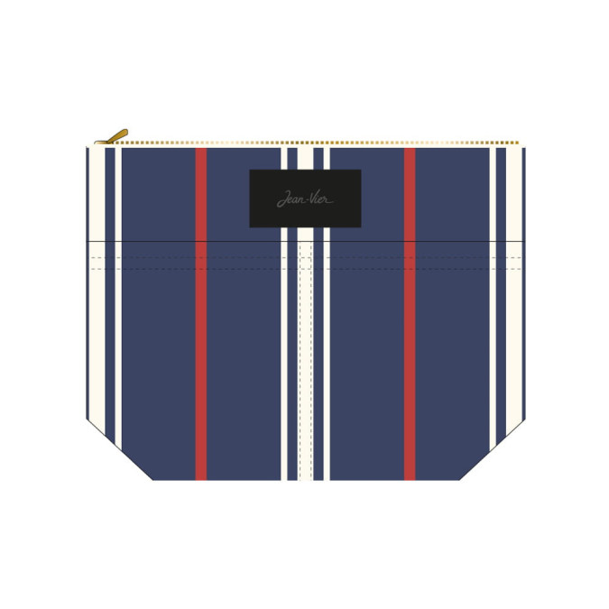 Trousse double poche Nerea Navy - Maison Jean-Vier