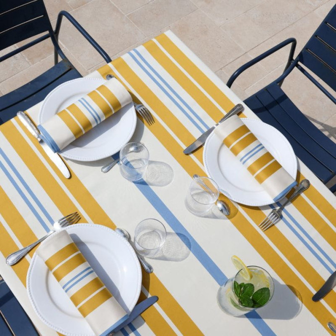 Tablecloth Biriatou Soleil - Maison Jean-Vier