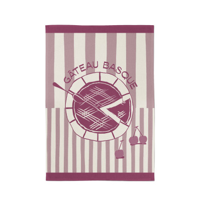 Torchon Kontatu Gateau Basque Prune
