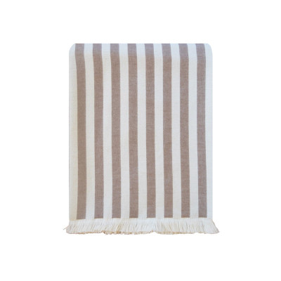 Plaid Lina Beige - Maison Jean-Vier