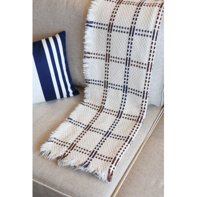 Throw Alaia Marine - Maison Jean-Vier