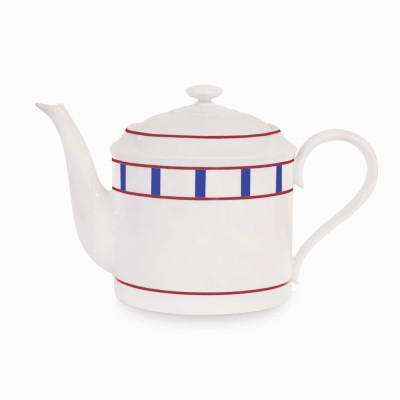 Théière Amatxi Bleu / Rouge - Maison Jean-Vier