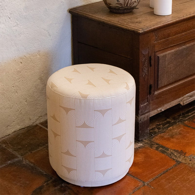 Pouffe Eki Katea Dune - Maison Jean-Vier